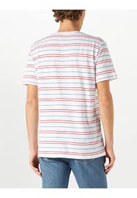 Lee - LEE STRIPE TEE MĘSKI T-SHIRT DIPPED BLUE L62FFPLA #4