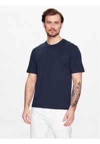 J.Lindeberg T-Shirt Dale FMJT07727 Granatowy Regular Fit. Kolor: niebieski. Materiał: bawełna #1