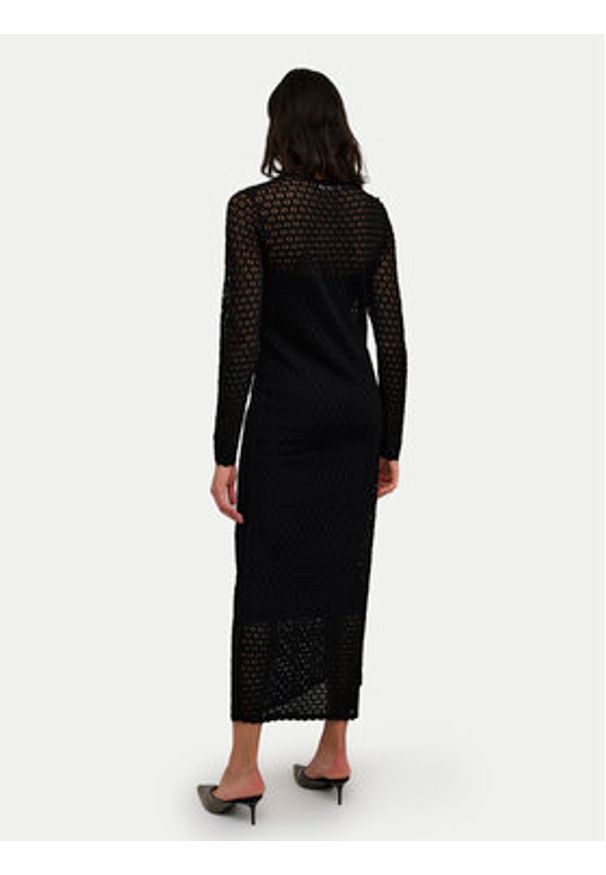 Karen by Simonsen Sukienka dzianinowa Naomi10104858 Granatowy Straight Fit. Kolor: niebieski. Materiał: syntetyk