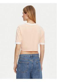 Guess T-Shirt V5GI05 I3Z14 Pomarańczowy Regular Fit. Kolor: pomarańczowy. Materiał: bawełna