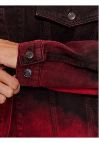 Hugo Kurtka jeansowa 50496087 Czerwony Relaxed Fit. Kolor: czerwony. Materiał: jeans, bawełna #5