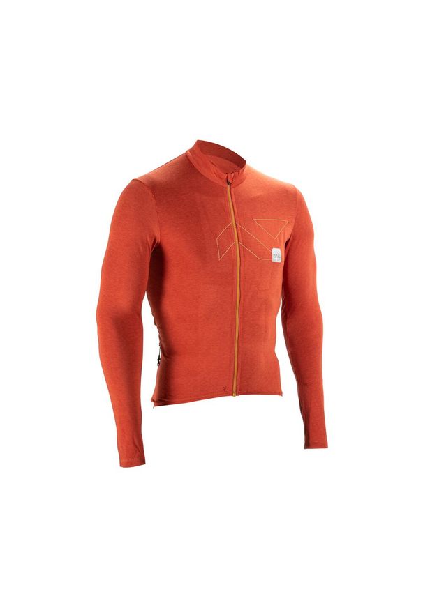 Koszulka rowerowa LEATT Jersey MTB Endurance 4.0 Long Sleeve. Kolor: czerwony. Materiał: jersey. Długość rękawa: długi rękaw
