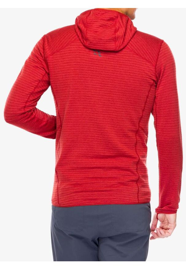 Bluza z kapturem męska Rab Ascendor Light Hoody. Typ kołnierza: kaptur. Kolor: czerwony