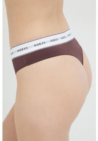 Guess stringi kolor fioletowy z koronki. Kolor: fioletowy. Materiał: koronka. Wzór: koronka #2