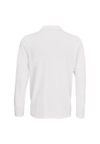 SOL'S - Koszulka Polo Z Długim Rękawem Dla Dorosłych Unisex Polycotton. Okazja: na co dzień. Typ kołnierza: polo. Kolor: biały. Długość rękawa: długi rękaw. Długość: długie. Styl: casual