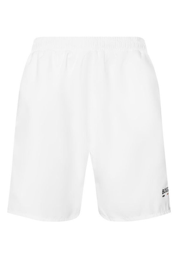 BOSS Szorty kąpielowe Swordfish 50554613 Beżowy jasny Regular Fit. Kolor: beżowy. Materiał: syntetyk