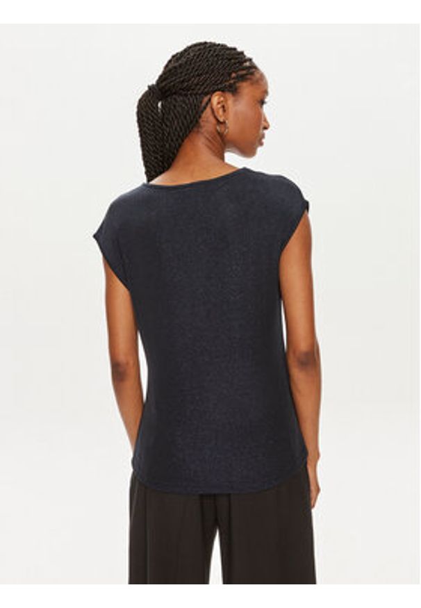 Morgan Bluzka 241-DILI Granatowy Regular Fit. Kolor: niebieski. Materiał: syntetyk