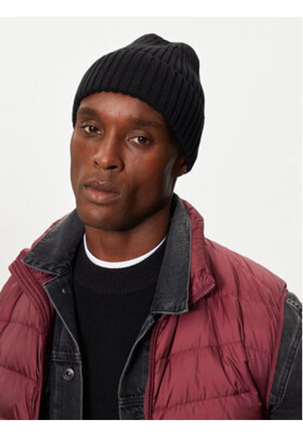 Jack & Jones Czapka Prime 12254346 Czarny. Kolor: czarny. Materiał: materiał, bawełna