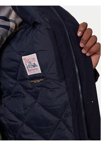 Barbour Parka Winter Beaufort MWB1126NY72 Granatowy Regular Fit. Kolor: niebieski. Materiał: syntetyk #3