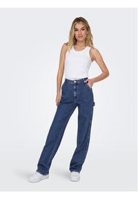 only - ONLY Jeansy 15271792 Niebieski Straight Fit. Kolor: niebieski