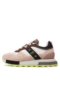 Blauer Sneakersy F3HOUMA01/COS Różowy. Kolor: różowy. Materiał: zamsz, skóra #5