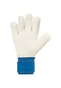 UHLSPORT - Rękawice Bramkarskie UHLSport Hyperact Soft Pro - Przyczepność i Komfort. Kolor: niebieski, wielokolorowy, żółty. Sport: piłka nożna