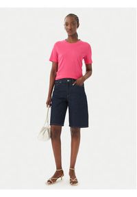 Vero Moda T-Shirt Paulina 10316991 Różowy Regular Fit. Kolor: różowy. Materiał: bawełna #3