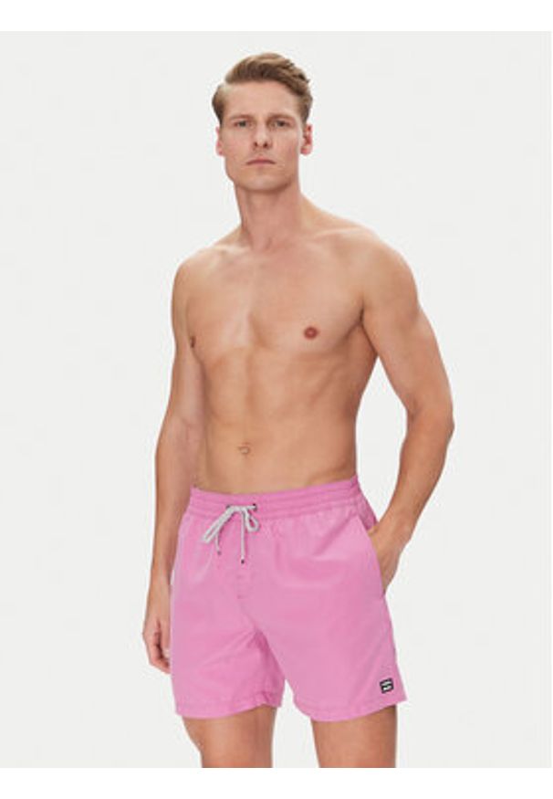 Billabong Szorty kąpielowe All Day EBYJV00134 Fioletowy Regular Fit. Kolor: fioletowy. Materiał: syntetyk