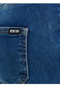 Big-Star - Jeansy damskie super skinny niebieskie Destiny 358. Stan: podwyższony. Kolor: niebieski. Styl: klasyczny