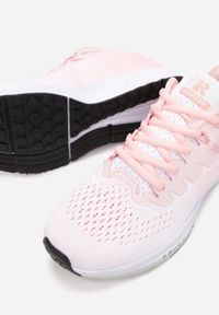 Renee - Biało-Różowe Buty Sportowe Hypnotized. Kolor: różowy. Materiał: materiał, skóra. Sport: fitness #6