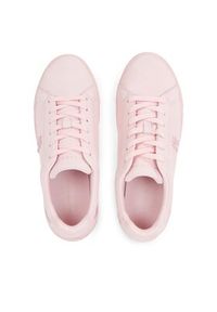 TOMMY HILFIGER - Tommy Hilfiger Sneakersy Platform Court Sneaker Nubuck FW0FW07912 Różowy. Kolor: różowy. Materiał: nubuk. Obcas: na platformie #3