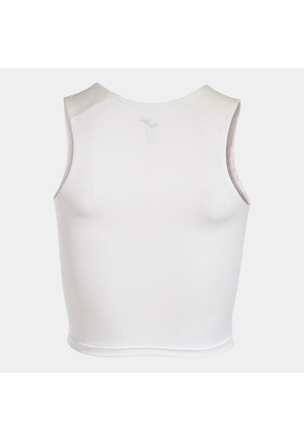 Biustonosz dla kobiet Joma Elite X. Kolor: biały. Sezon: lato. Sport: bieganie