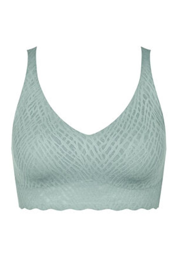 Sloggi Biustonosz top Zero Feel Bliss 10219598 Zielony. Kolor: zielony. Materiał: syntetyk