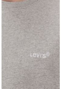 Levi's® - Levi's T-shirt A0637.0013 męski kolor szary melanżowy A0637.0013-Neutrals. Okazja: na spotkanie biznesowe. Kolor: szary. Materiał: bawełna, dzianina. Wzór: melanż. Styl: biznesowy #4