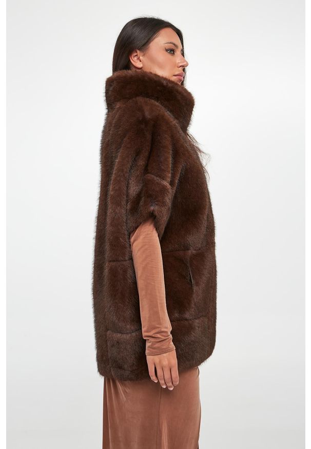 Valentini - Kamizelka damska futrzana VALENTINI. Materiał: futro