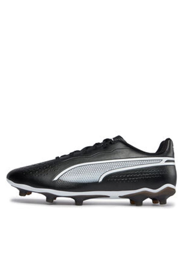 Puma Buty do piłki nożnej King Match FG/AG 107570 01 Czarny. Kolor: czarny. Materiał: skóra
