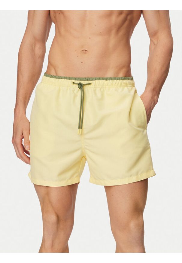 YSABEL MORA - Ysabel Mora Szorty kąpielowe 90417 Żółty jasny Regular Fit. Kolor: żółty. Materiał: syntetyk