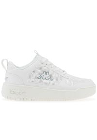 Buty Kappa Fogo 243324OC-1010 - białe. Okazja: na co dzień. Kolor: biały. Materiał: guma, materiał, syntetyk. Szerokość cholewki: normalna