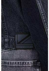 Pepe Jeans Kurtka jeansowa damska kolor czarny przejściowa. Okazja: na co dzień. Kolor: czarny. Styl: casual #4