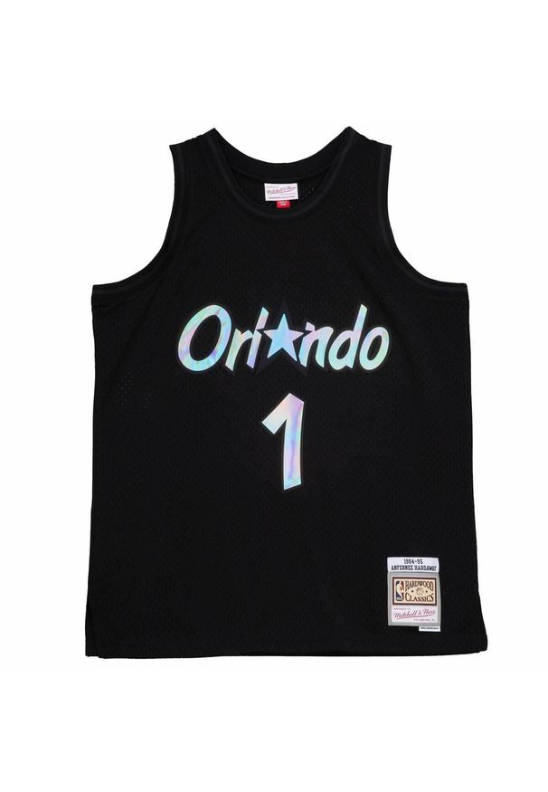 Mitchell & Ness - Koszulka Mitchell&Ness NBA Penny Hardaway - SMJYLF19035-OMABLCK94PHA. Kolor: czarny. Sport: koszykówka