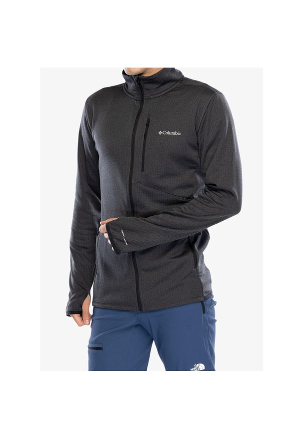 columbia - Bluza rozpinana męska Columbia Park View Fleece Full Zip. Kolor: czarny. Sport: turystyka piesza