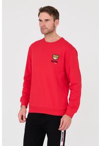 MOSCHINO Czerwona męska bluza, Rozmiar M. Kolor: czerwony #3