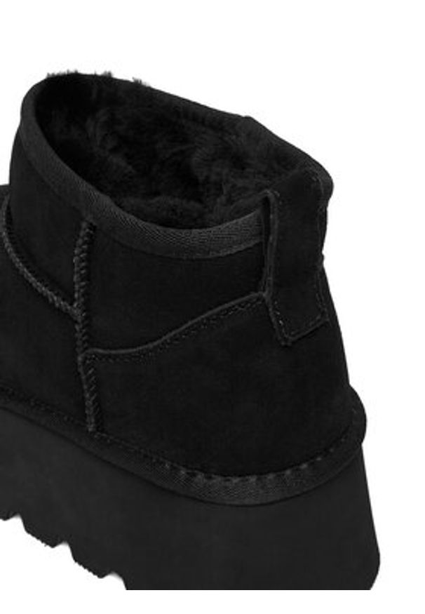 Badura Śniegowce EO-ANGEL-TS6279-01 Czarny. Kolor: czarny. Materiał: skóra, zamsz