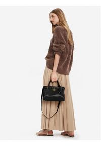 TOMMY HILFIGER - Tommy Hilfiger Torebka American Icon Mini Tote Leather AW0AW17926 Czarny. Kolor: czarny. Materiał: skórzane #1