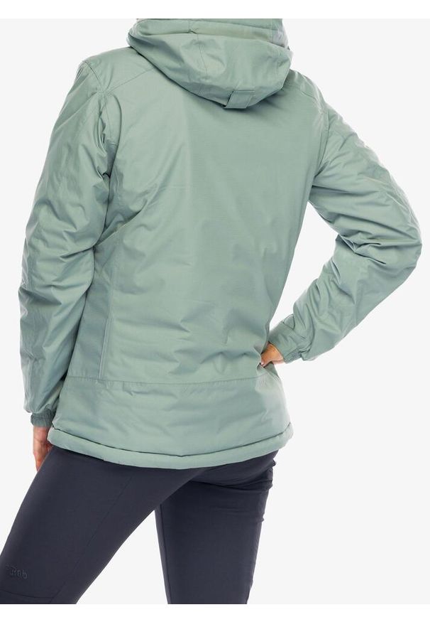 Kurtka ocieplana damska CMP Jacket Fix Hood Teemo. Kolor: zielony. Sport: turystyka piesza