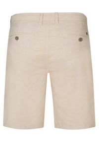 Petrol Industries Szorty materiałowe M-1050-SHO538 Beżowy Slim Fit. Kolor: beżowy. Materiał: bawełna #5