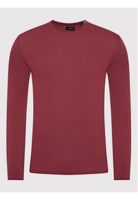 Jack & Jones - Jack&Jones Sweter Leo 12174001 Bordowy Regular Fit. Kolor: czerwony. Materiał: bawełna #2