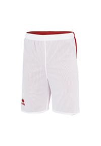 ERREA - Szorty dla dzieci Errea Portland. Kolor: czerwony, biały, wielokolorowy. Materiał: poliester, materiał. Styl: sportowy. Sport: koszykówka #1