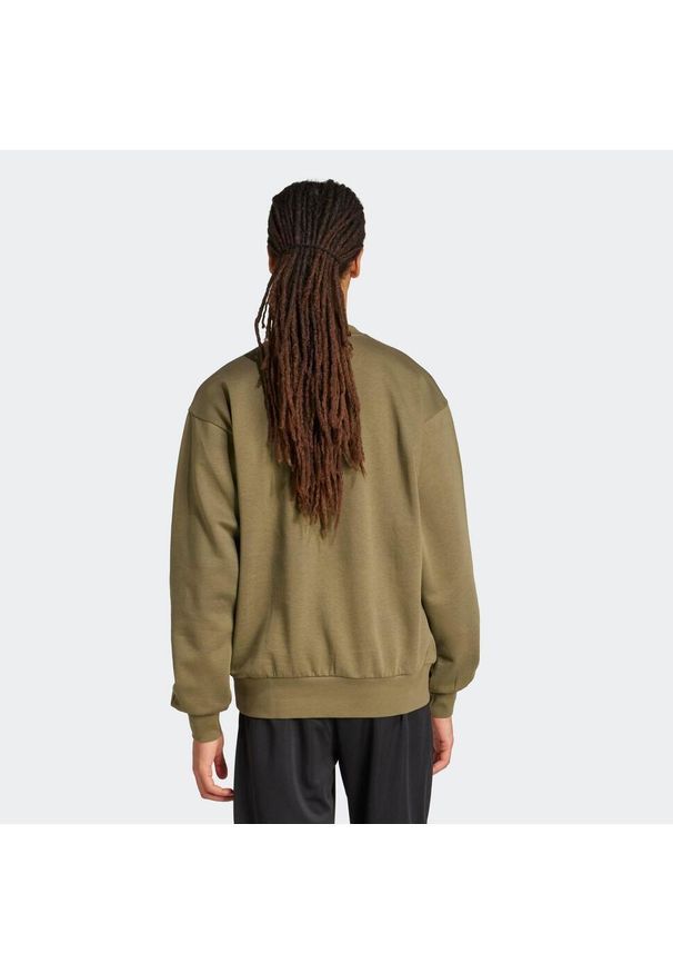 Adidas - Bluza męska ADIDAS Gym & Pilates. Kolor: zielony. Materiał: bawełna, włókno, materiał. Sport: joga i pilates