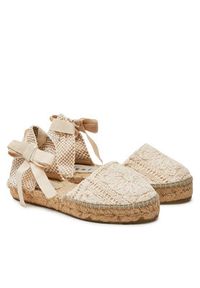 Manebi Espadryle Yucatan Flat Valenciana Espadrilles G 0.3 P0 Beżowy. Kolor: beżowy. Materiał: materiał #3