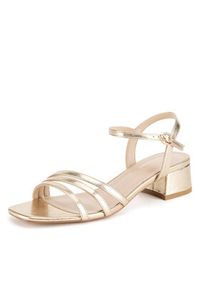 Clara Barson Sandały SXH3373A-29 Złoty. Kolor: złoty. Materiał: materiał #4