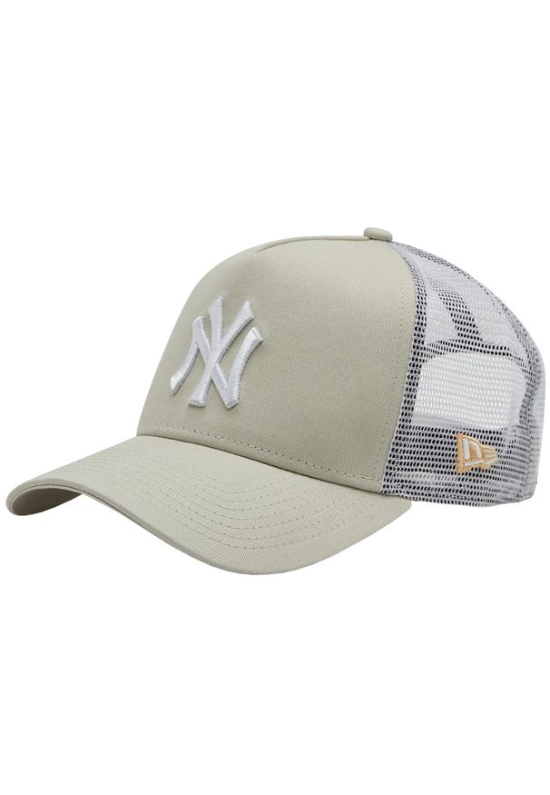 Czapka Trucker New Era MLB New York Yankees. Kolor: beżowy. Styl: sportowy, retro