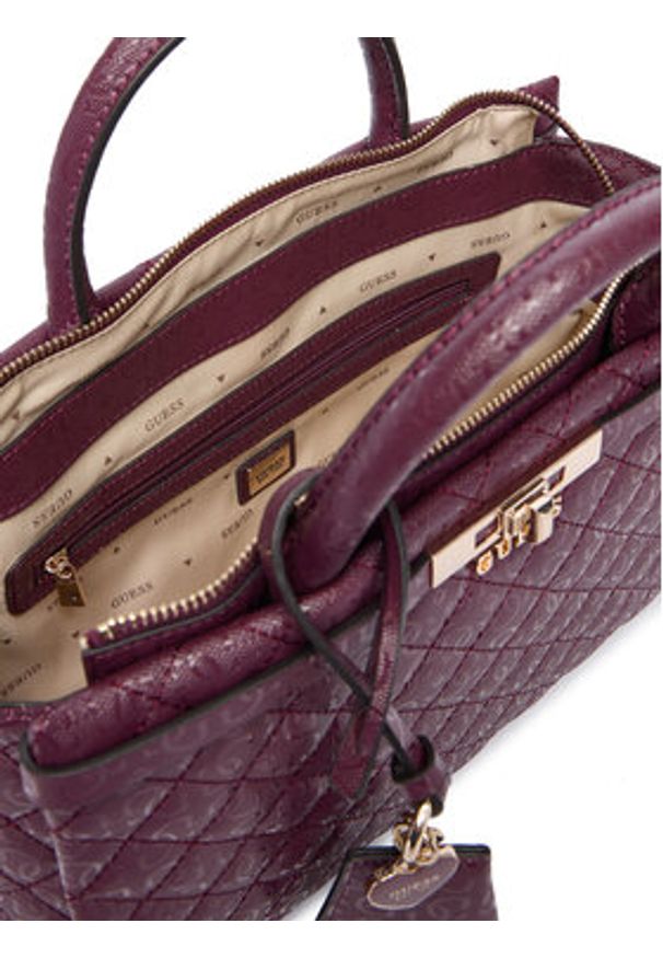 Guess Torebka Idra HWGG81 57060 Fioletowy. Kolor: fioletowy. Materiał: skórzane