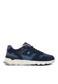 Rieker Revolution Lifestyle Sneakersy U0905-14 Granatowy. Kolor: niebieski. Materiał: zamsz, skóra