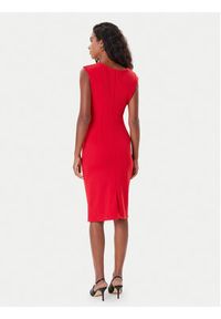 Rinascimento Sukienka koktajlowa CFC0125332003 Czerwony Slim Fit. Kolor: czerwony. Materiał: syntetyk. Styl: wizytowy