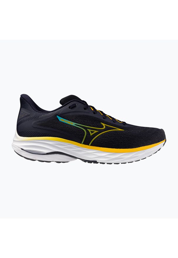 Buty do biegania męskie Mizuno Wave Ultima 16. Kolor: czarny, biały, wielokolorowy, żółty. Model: Mizuno Wave. Sport: bieganie