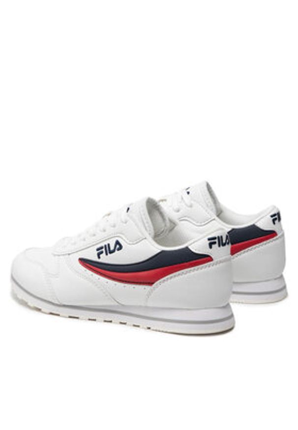 Fila Sneakersy Orbit Low Teens FFT0014.13032 Biały. Kolor: biały. Materiał: skóra