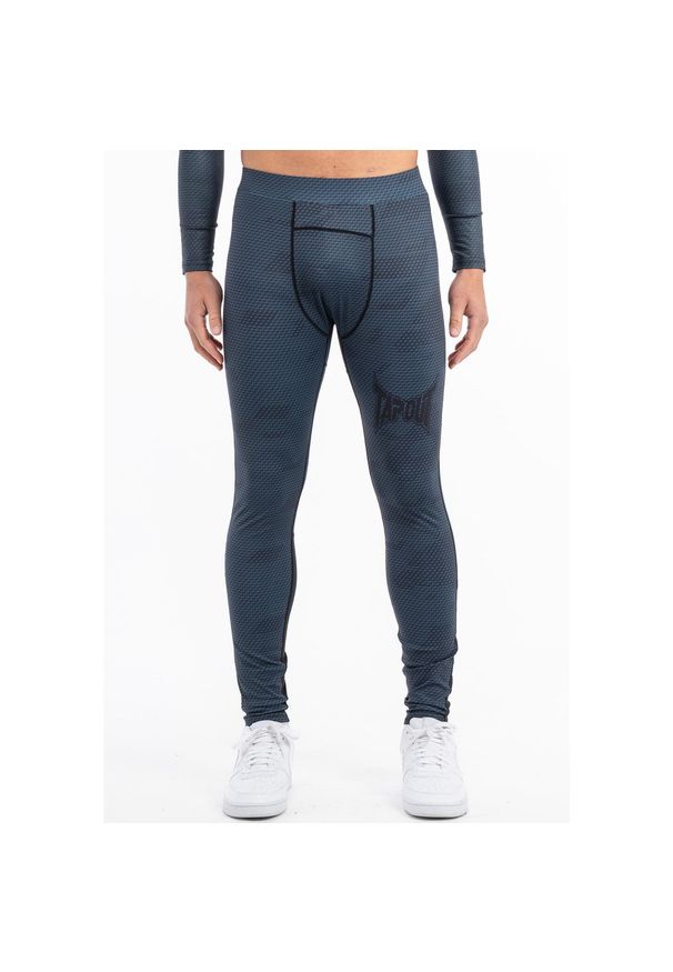 TAPOUT - Legginsy o dopasowanym kroju Tapout Mapleton. Kolor: wielokolorowy, niebieski, czarny. Sport: joga i pilates
