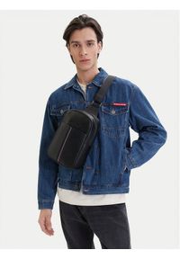TOMMY HILFIGER - Tommy Hilfiger Saszetka Th Central Slingpack AM0AM14170 Czarny. Kolor: czarny. Materiał: skóra #1