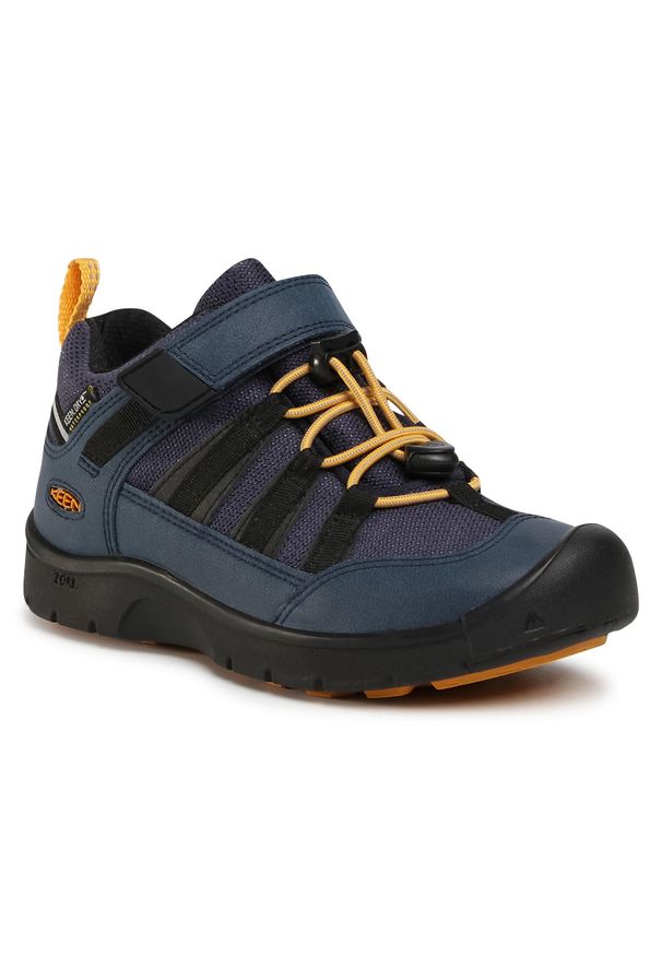 keen - Trekkingi Keen Hikeport 2 Low Wp 1023286 Blue Nights/Sunflower. Kolor: niebieski. Materiał: materiał